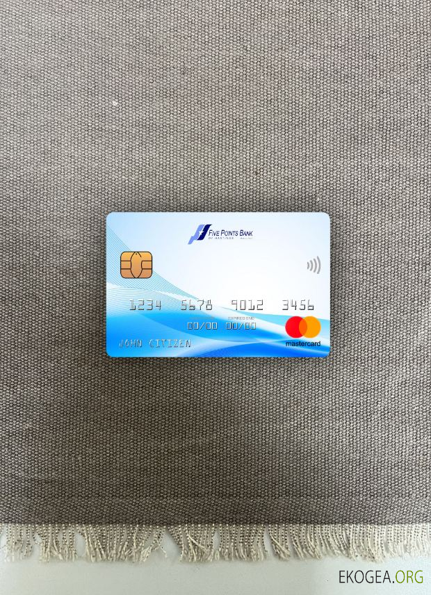 USA Nebraska Five Points Bank mastercard photolook ,